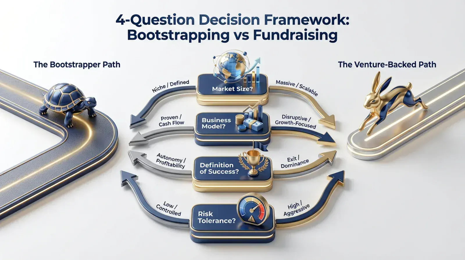 The 4-Question Decision Framework: Bootstrapping vs Fundraising